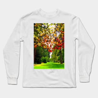 Autumn Acer Tree Westonbirt Arboretum Cotswolds Gloucestershire Long Sleeve T-Shirt